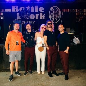 TOUCHED BY TAKING BACK SUNDAY! Linen Tube Top And Long Pants Set